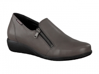 Chaussure mobils sandales modele julianne cuir gris foncÃ©